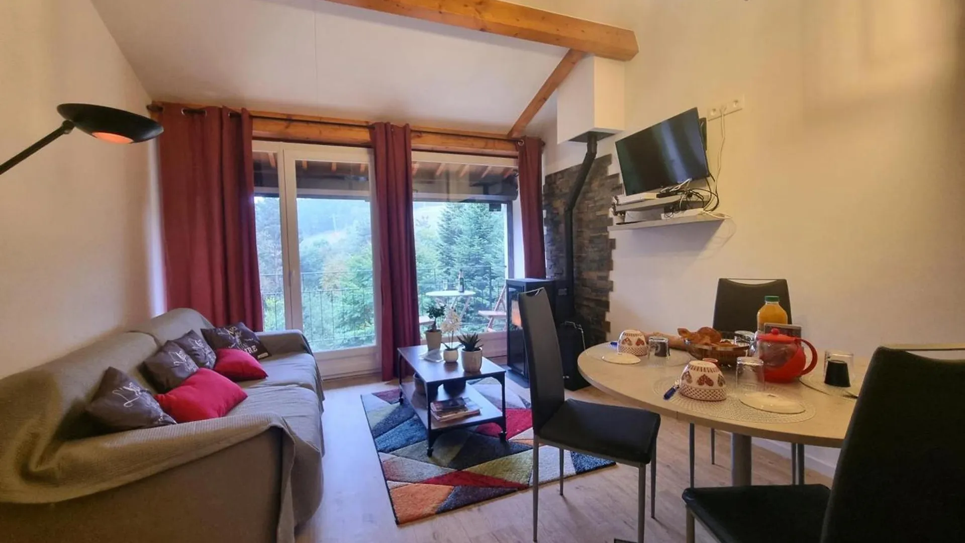 Apartment Triplex Montagnard Avec Sauna Et Balcon, Vue Pistes - Fr-1-496-338 Chalmazel-Jeansagniere Frankreich